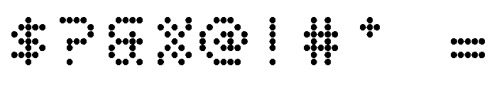 FTSpeakerUnlicensedTrial MonoScreen Font OTHER CHARS