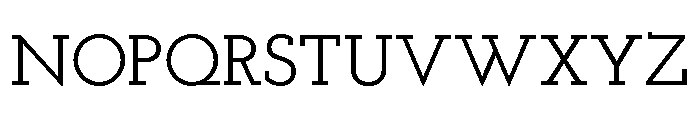 Fulgora Semibold Font UPPERCASE