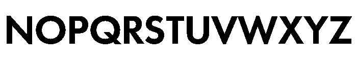 Futura 100 Arabic Semibold Font UPPERCASE