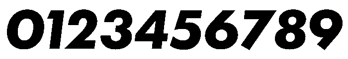 Futura 100 Armenian Bold Italic Font OTHER CHARS