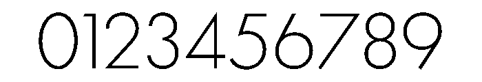 Futura 100 Armenian Light Font OTHER CHARS