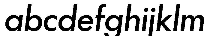 Futura 100 Armenian Medium Italic FONT