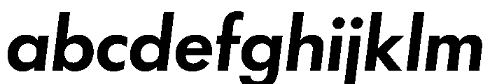 Futura 100 Armenian Semibold Italic FONT