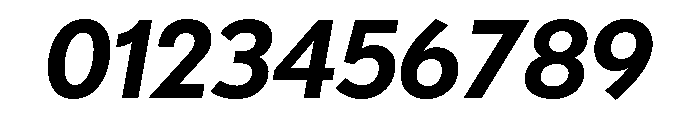 Futura 100 Bold Italic Font OTHER CHARS