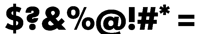 Futura 100 Cyrillic Bold Font OTHER CHARS