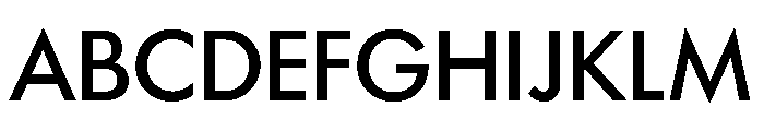 Futura 100 Cyrillic Medium Font UPPERCASE
