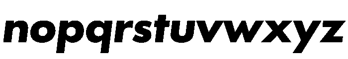 Futura 100 Georgian Bold Italic Font LOWERCASE