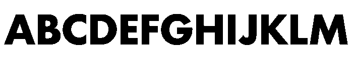 Futura 100 Georgian Bold Font UPPERCASE