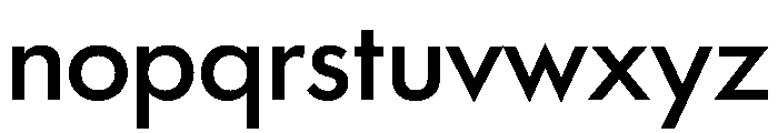 Futura 100 Hebrew Medium Font LOWERCASE