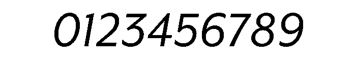 Futura 100 Italic Font OTHER CHARS