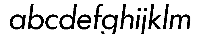 Futura 100 LXT Oblique FONT