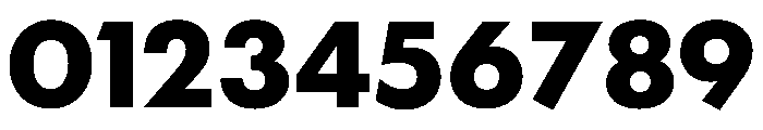 Futura 100 Lao Bold Font OTHER CHARS