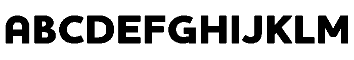 Futura 100 Latin Extended Extra Bold Font UPPERCASE