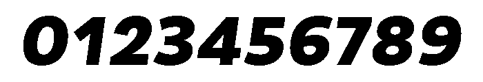Futura 100 Latin Extended Heavy Italic Font OTHER CHARS