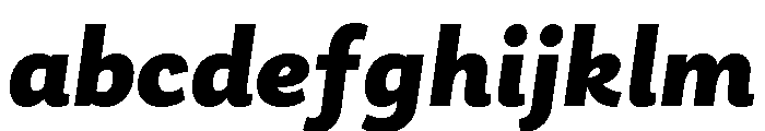 Futura 100 Latin Extended Heavy Italic FONT