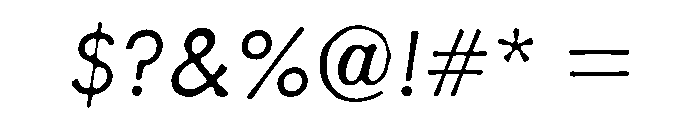 Futura 100 Latin Extended Light Italic Font OTHER CHARS