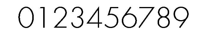 Futura 100 Latin Extended Light Font OTHER CHARS