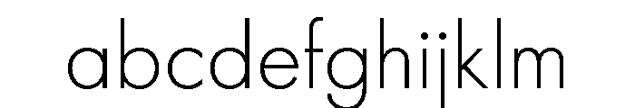 Futura 100 Latin Extended Light FONT