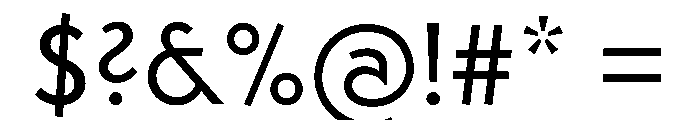 Futura 100 Latin Extended Medium Font OTHER CHARS