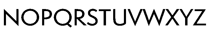 Futura 100 Latin Extended Medium Font UPPERCASE