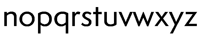 Futura 100 Latin Extended Medium Font LOWERCASE