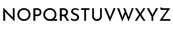 Futura 100 Latin Extended Regular Font UPPERCASE
