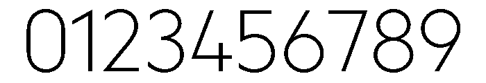 Futura 100 Latin Extended Thin Font OTHER CHARS