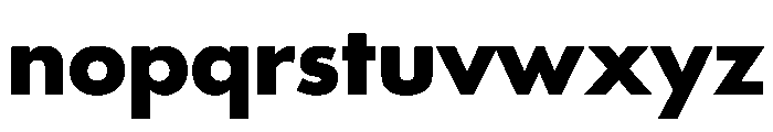 Futura 100 Myanmar Bold Font LOWERCASE