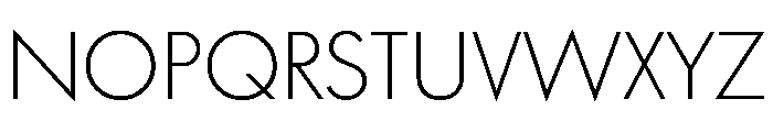Futura 100 Myanmar Light Font UPPERCASE