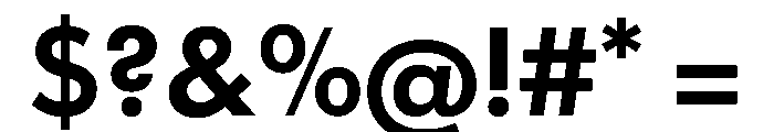 Futura 100 Myanmar Semibold Font OTHER CHARS