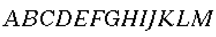 Fuuld Italic Font UPPERCASE