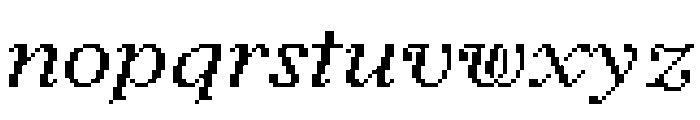 Fuuld Italic Font LOWERCASE