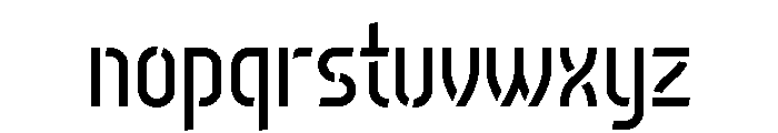Fuuld Medium Font LOWERCASE