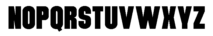 FUJECKA Black Font UPPERCASE