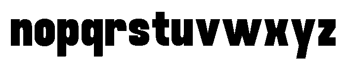 FUJECKA Black Font LOWERCASE