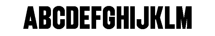 FUJECKA Bold Font UPPERCASE