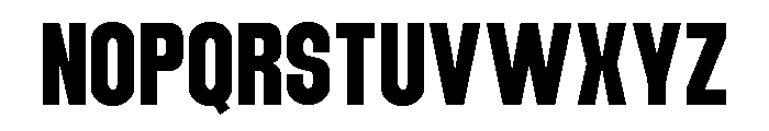 FUJECKA Bold Font UPPERCASE