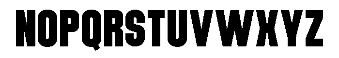 FUJECKA Extra Bold Font UPPERCASE