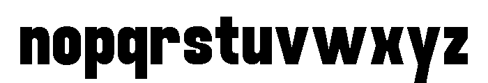 FUJECKA Extra Bold Font LOWERCASE