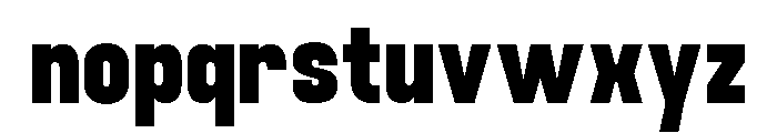 FUJECKA-ExtraBold Font LOWERCASE