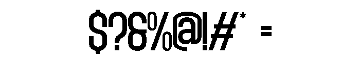 FUJECKA-ExtraLight Font OTHER CHARS