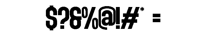 FUJECKA Medium Font OTHER CHARS