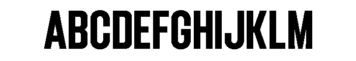 FUJECKA Medium Font UPPERCASE