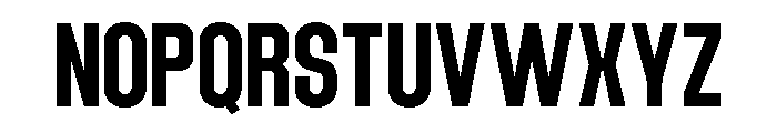 FUJECKA Medium Font UPPERCASE