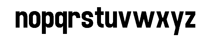 FUJECKA Medium Font LOWERCASE