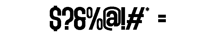 FUJECKA Regular Font OTHER CHARS