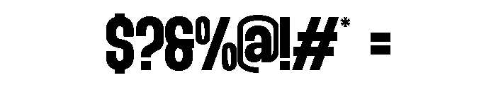 FUJECKA Semi Bold Font OTHER CHARS