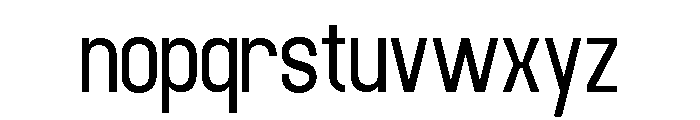 FUJECKA Thin Font LOWERCASE