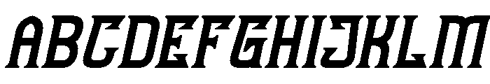 FUN FURIOUS Bold Italic Font UPPERCASE