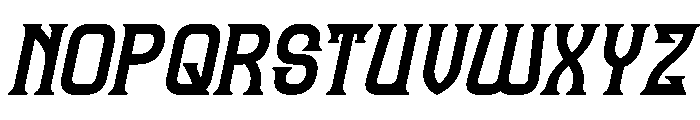 FUN FURIOUS Bold Italic Font UPPERCASE